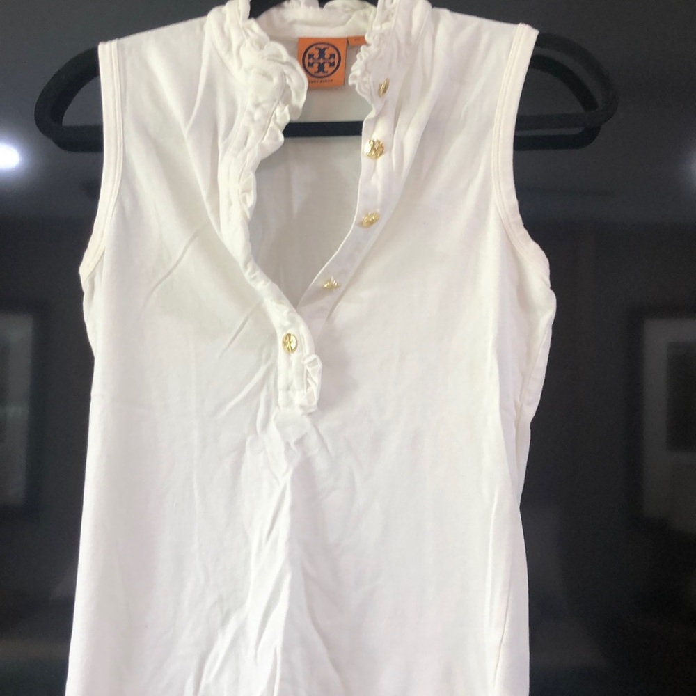 Tory Burch polo shirt.